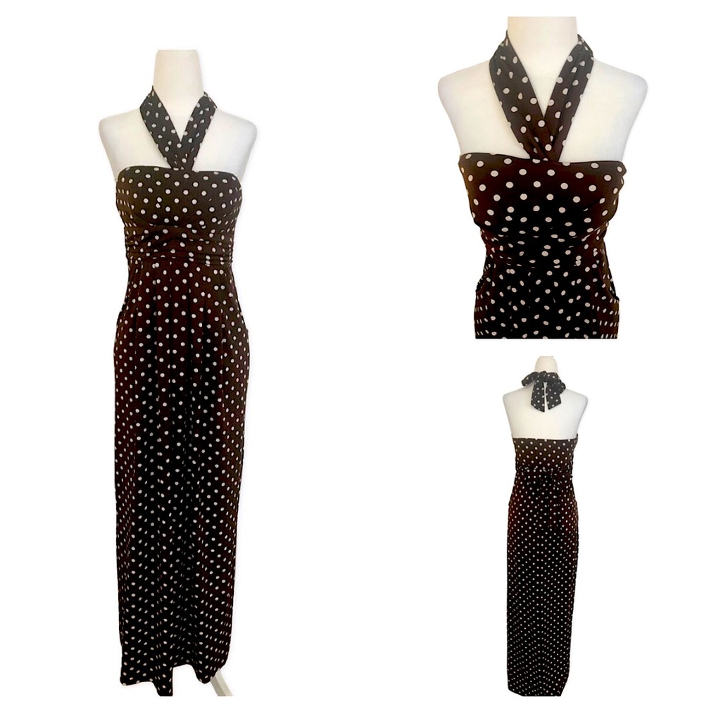 JFW Summer Polka Dots Long Straight Dress